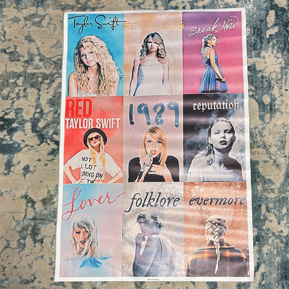Taylor Swift Album Collage Poster